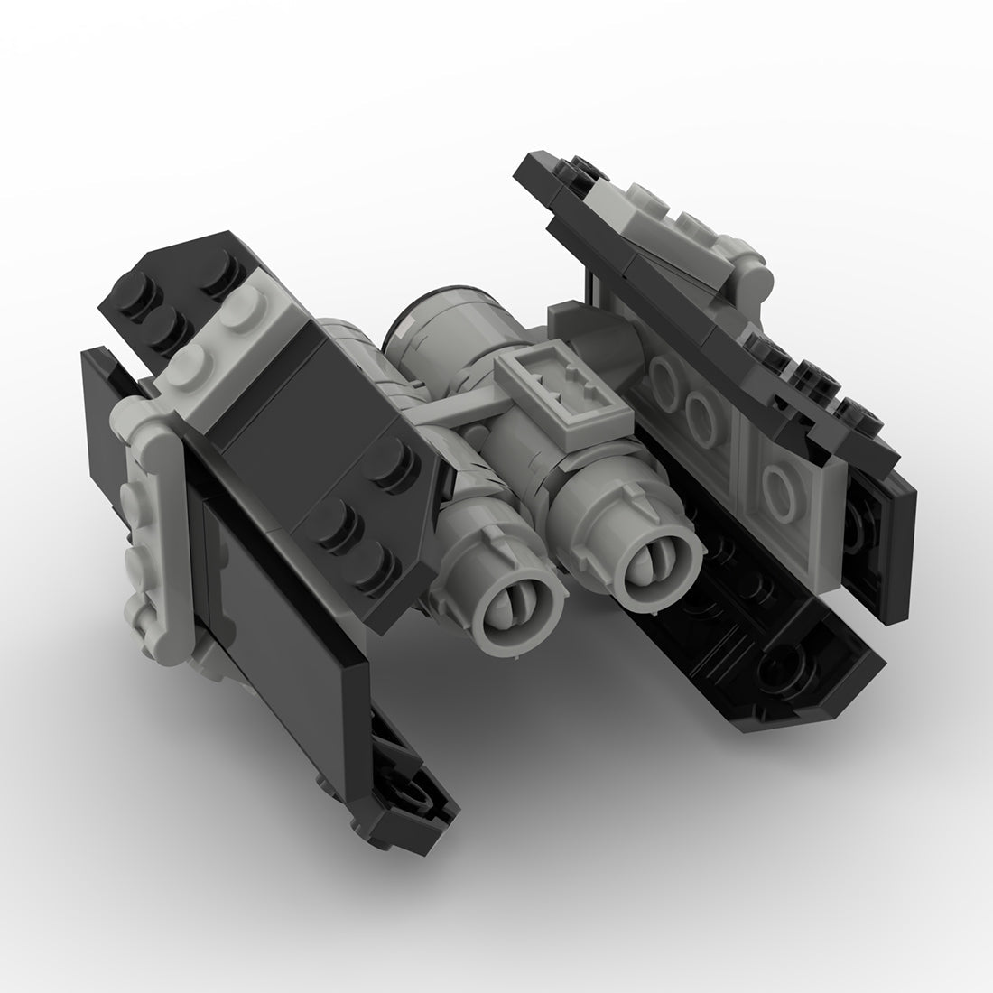 MOC - 106418 TIE Bomber Klemmbausteine - LesDiy - Klemmbausteine