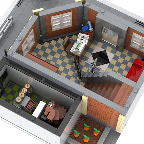 MOC - 106561 City News & Donut Shop Klemmbausteine - LesDiy - Klemmbausteine