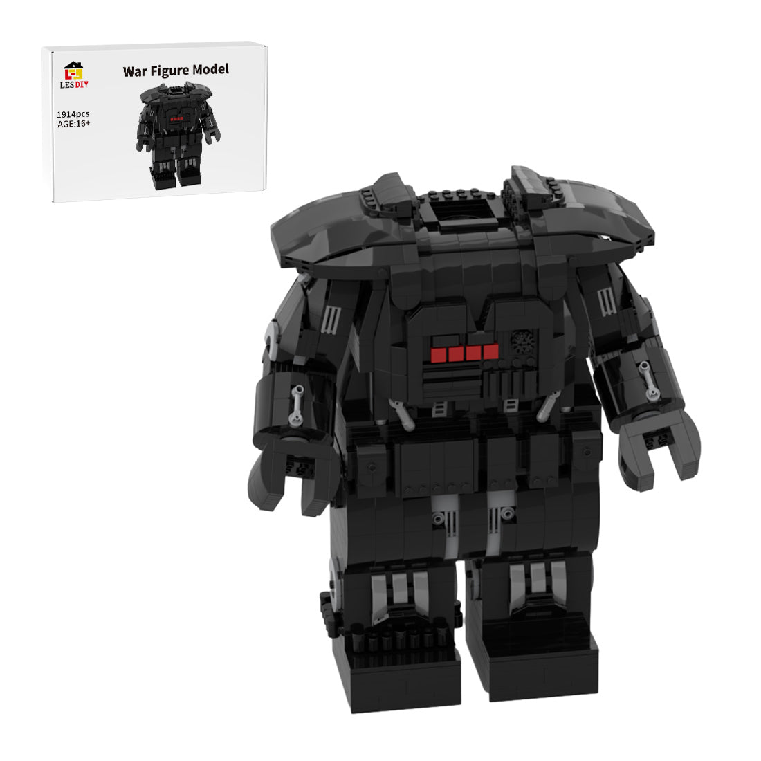 MOC - 106579 Dark Trooper Klemmbausteine - LesDiyproduct_type##