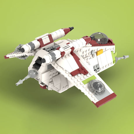 MOC - 107732 1Midi Republic Gunship Klemmbausteine - LesDiyproduct_type##
