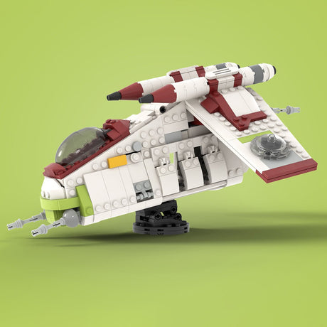 MOC - 107732 1Midi Republic Gunship Klemmbausteine - LesDiyproduct_type##