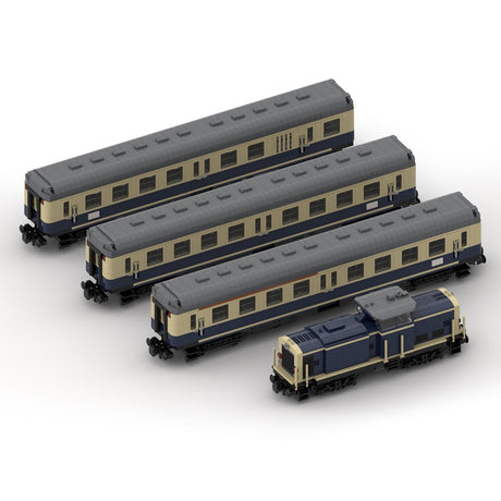 MOC - 108365 V100 Regional Train Klemmbausteine - LesDiy - Klemmbausteine