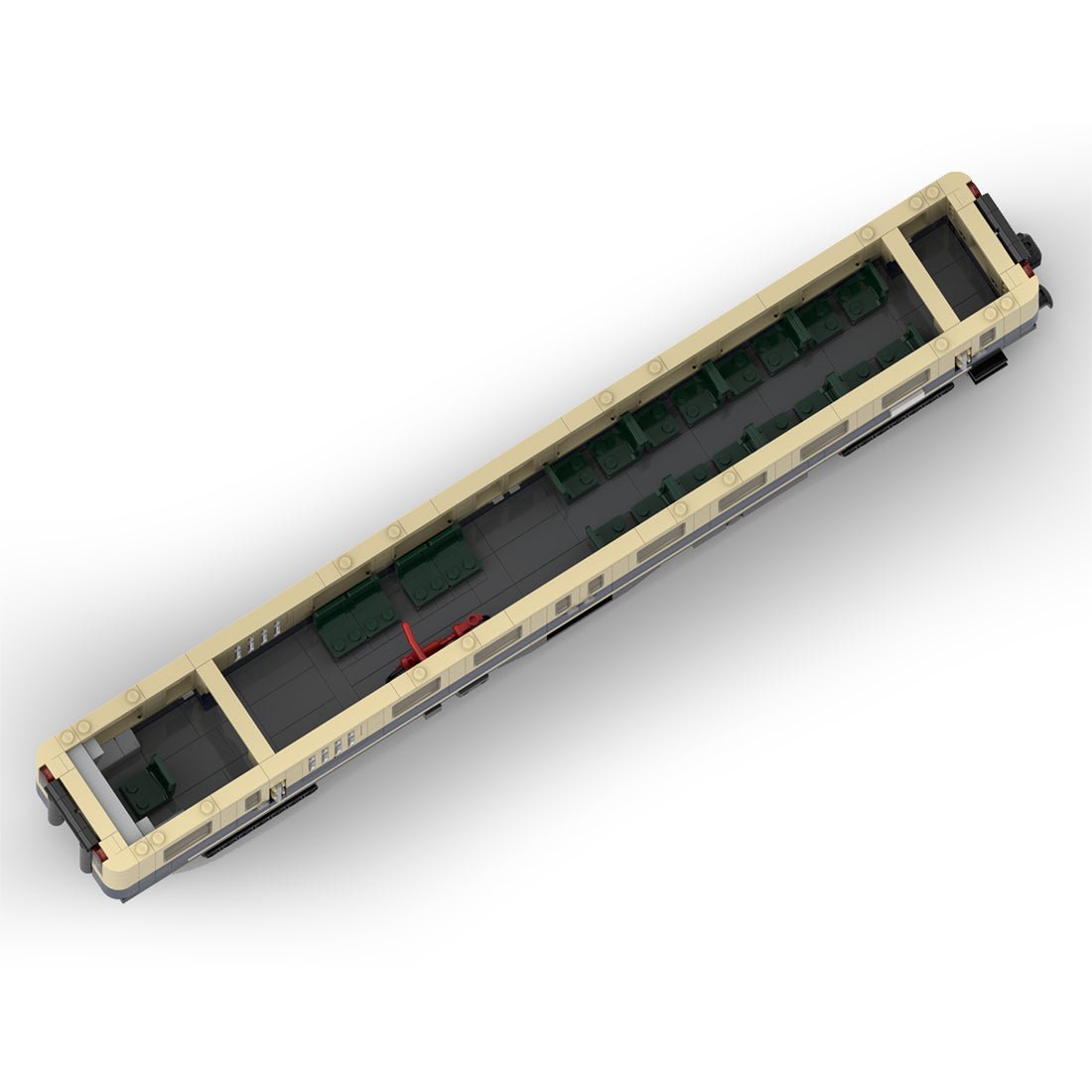MOC - 108365 V100 Regional Train Klemmbausteine - LesDiy - Klemmbausteine