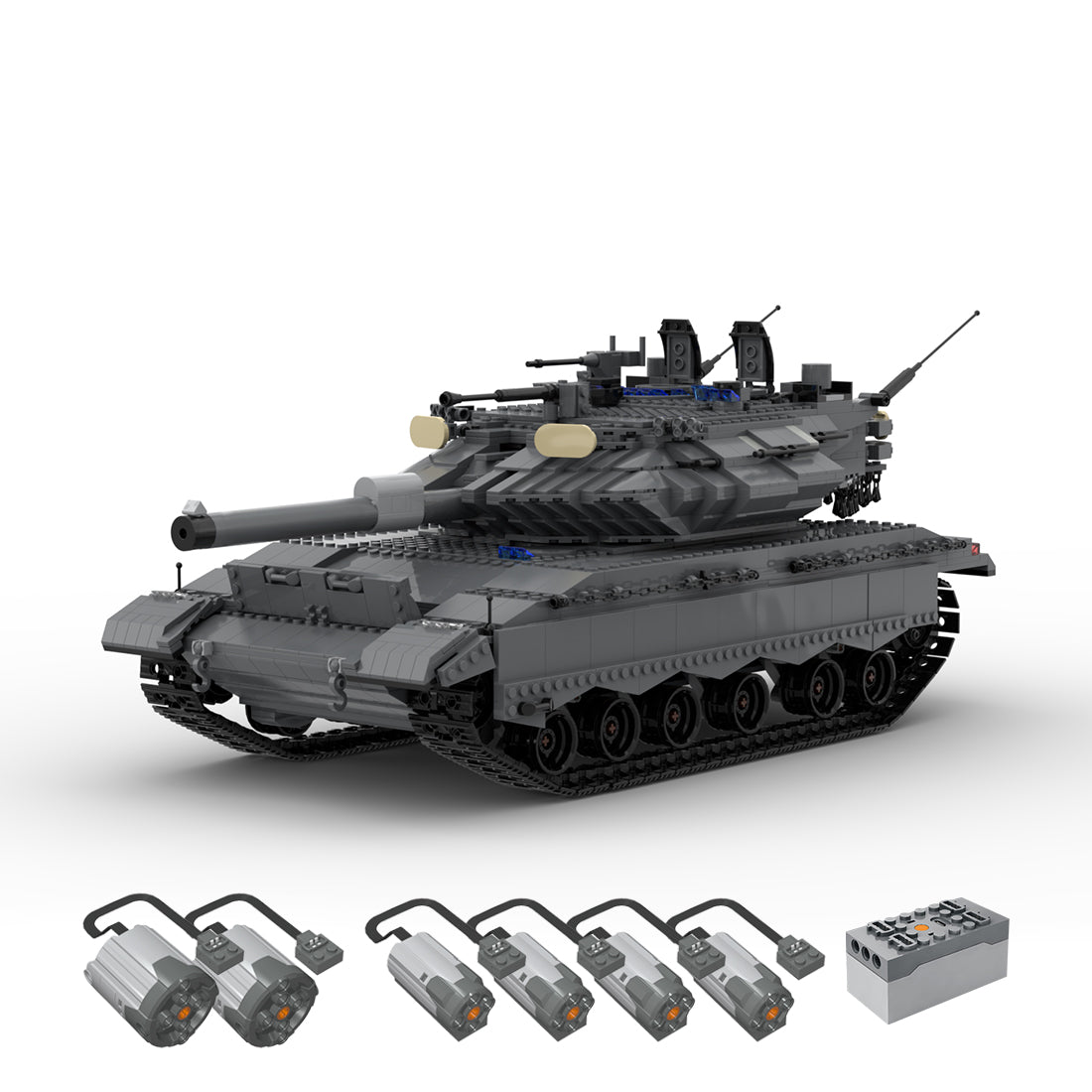 MOC - 108688 Merkava Mk4 Tank Klemmbausteine - LesDiy - Klemmbausteine