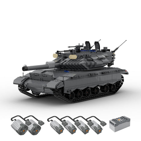MOC - 108688 Merkava Mk4 Tank Klemmbausteine - LesDiy - Klemmbausteine