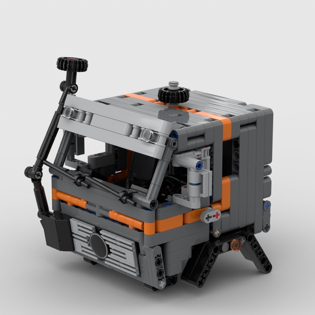 MOC - 108760 LKW NG - 1632 Forstwagen Klemmbausteine - LesDiy - Klemmbausteine