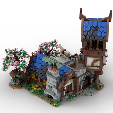 MOC - 108800 Mittelalterlicher Wachposten Klemmbausteine - LesDiy - Klemmbausteine