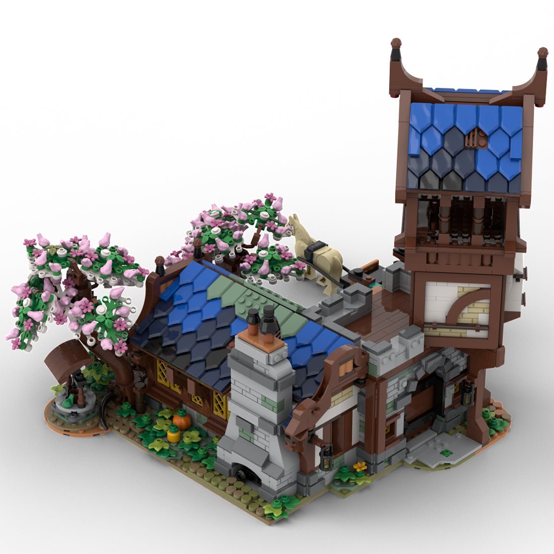 MOC - 108800 Mittelalterlicher Wachposten Klemmbausteine - LesDiy - Klemmbausteine