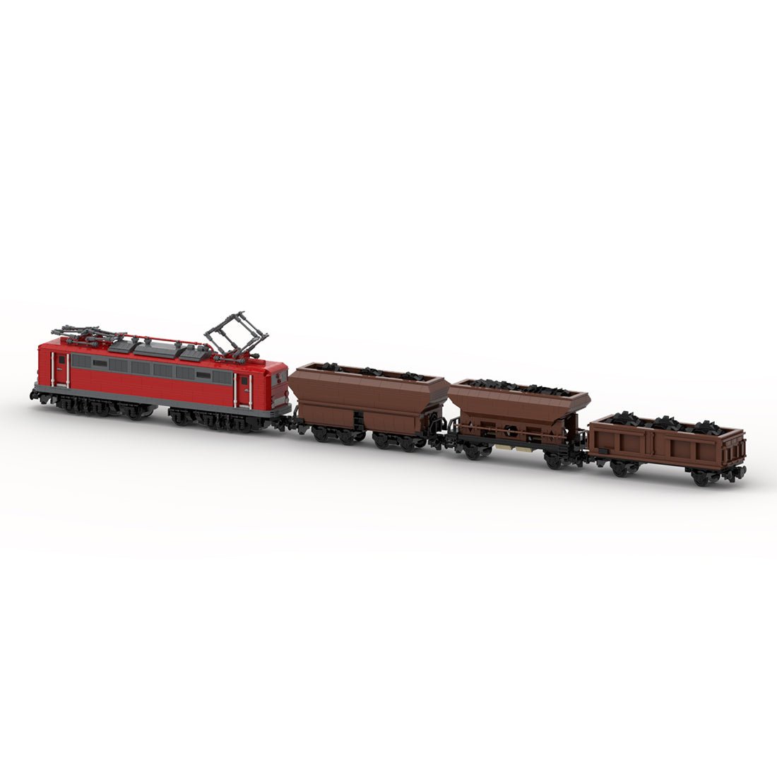 MOC - 108963 BR150 Coal Wagon (Moc - Pack) (8w) Klemmbuateine - LesDiy - Klemmbausteine