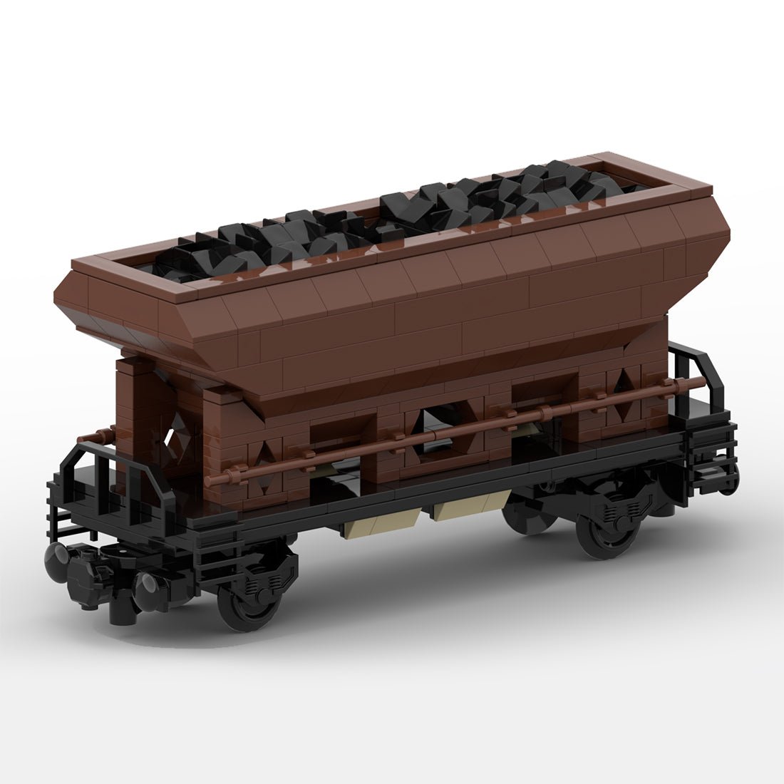 MOC - 108963 BR150 Coal Wagon (Moc - Pack) (8w) Klemmbuateine - LesDiy - Klemmbausteine