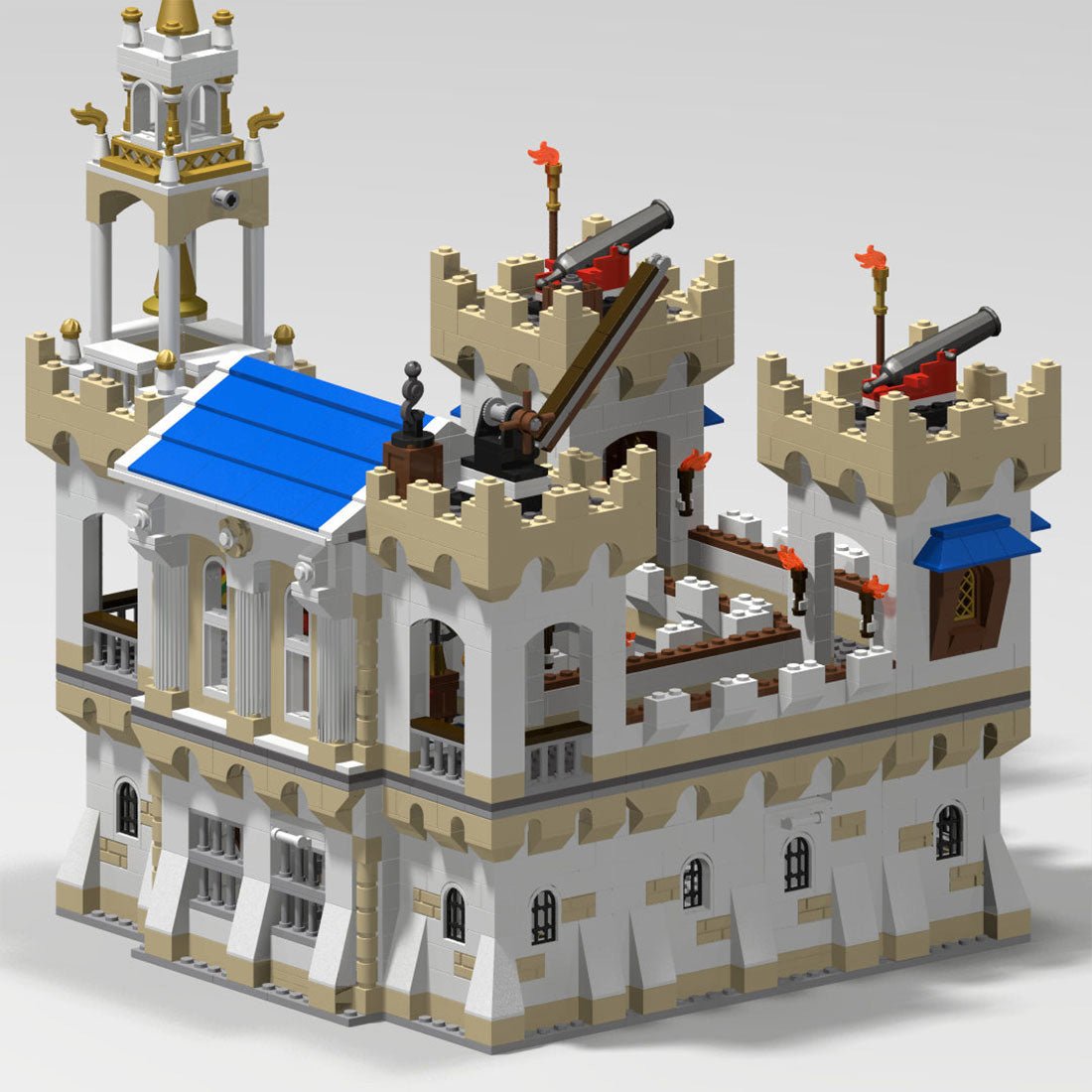 MOC - 109026 English Fort Klemmbausteine - LesDiy - Klemmbausteine