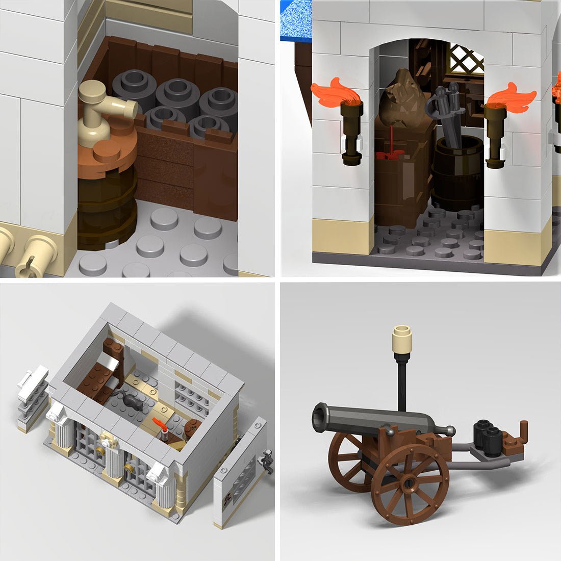 MOC - 109026 English Fort Klemmbausteine - LesDiy - Klemmbausteine