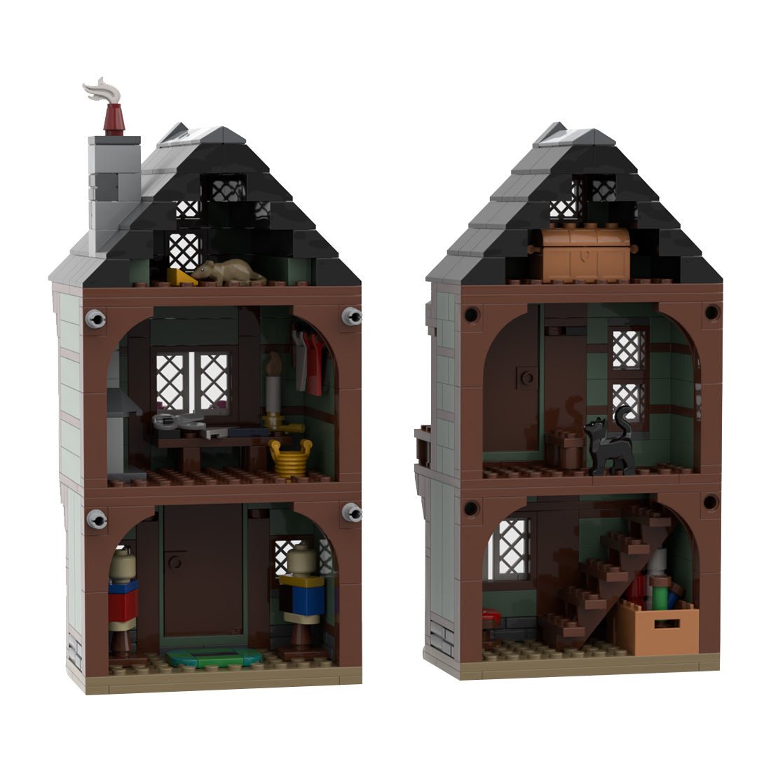MOC - 109203 Medieval Alley's Inn - LesDiy - Klemmbausteine