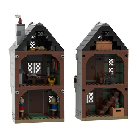 MOC - 109203 Medieval Alley's Inn - LesDiy - Klemmbausteine