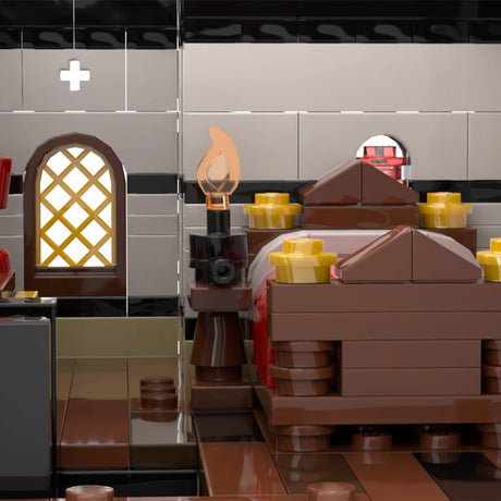 MOC - 109653 Medieval Tower House (Backdrop House) - LesDiy - Klemmbausteine