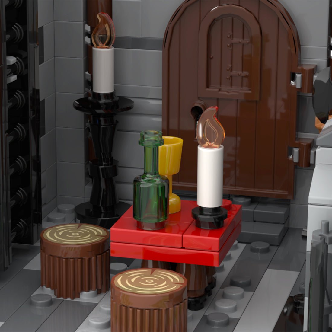 MOC - 109653 Medieval Tower House (Backdrop House) - LesDiy - Klemmbausteine