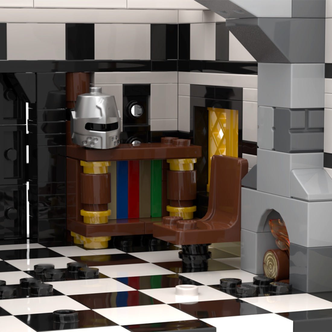 MOC - 109653 Medieval Tower House (Backdrop House) - LesDiy - Klemmbausteine