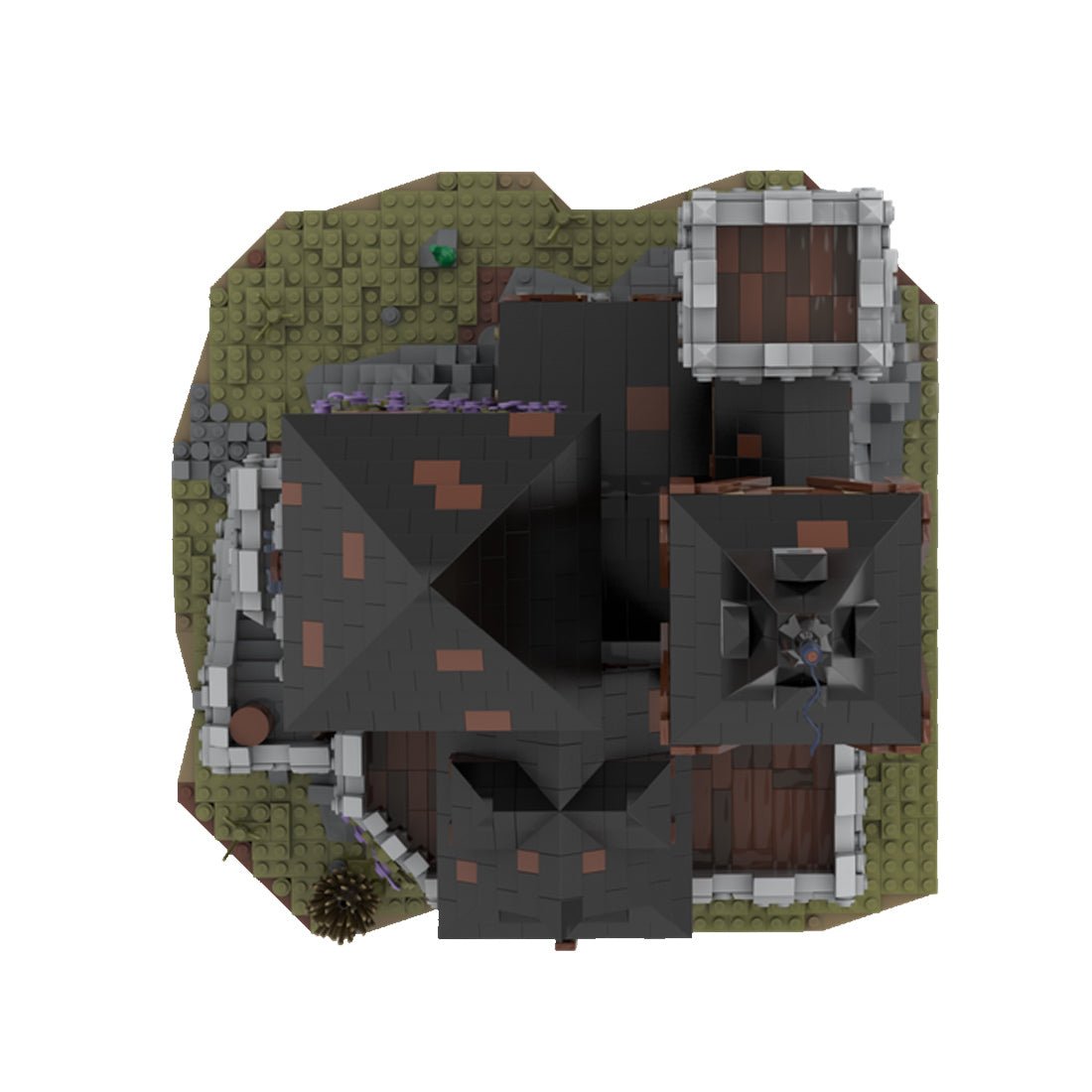 MOC - 109930 Medieval Castle Klemmbausteine - LesDiy - Klemmbausteine