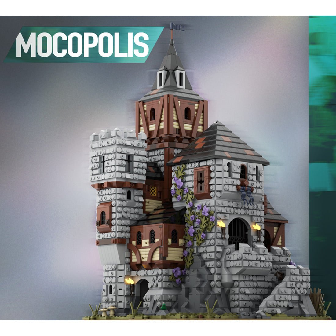 MOC - 109930 Medieval Castle Klemmbausteine - LesDiy - Klemmbausteine