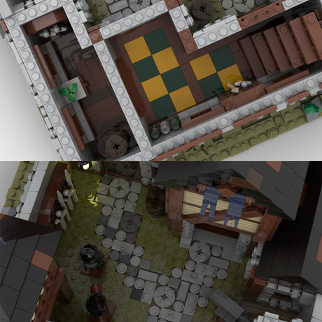 MOC - 110112 Medieval Infantry Barracks Klemmbausteine - LesDiy - Klemmbausteine