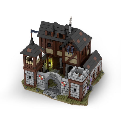 MOC - 110112 Medieval Infantry Barracks Klemmbausteine - LesDiy - Klemmbausteine