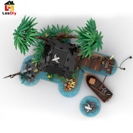 MOC - 110117 Piratenserie Piratenflucht Klemmbausteine - LesDiy - Klemmbausteine