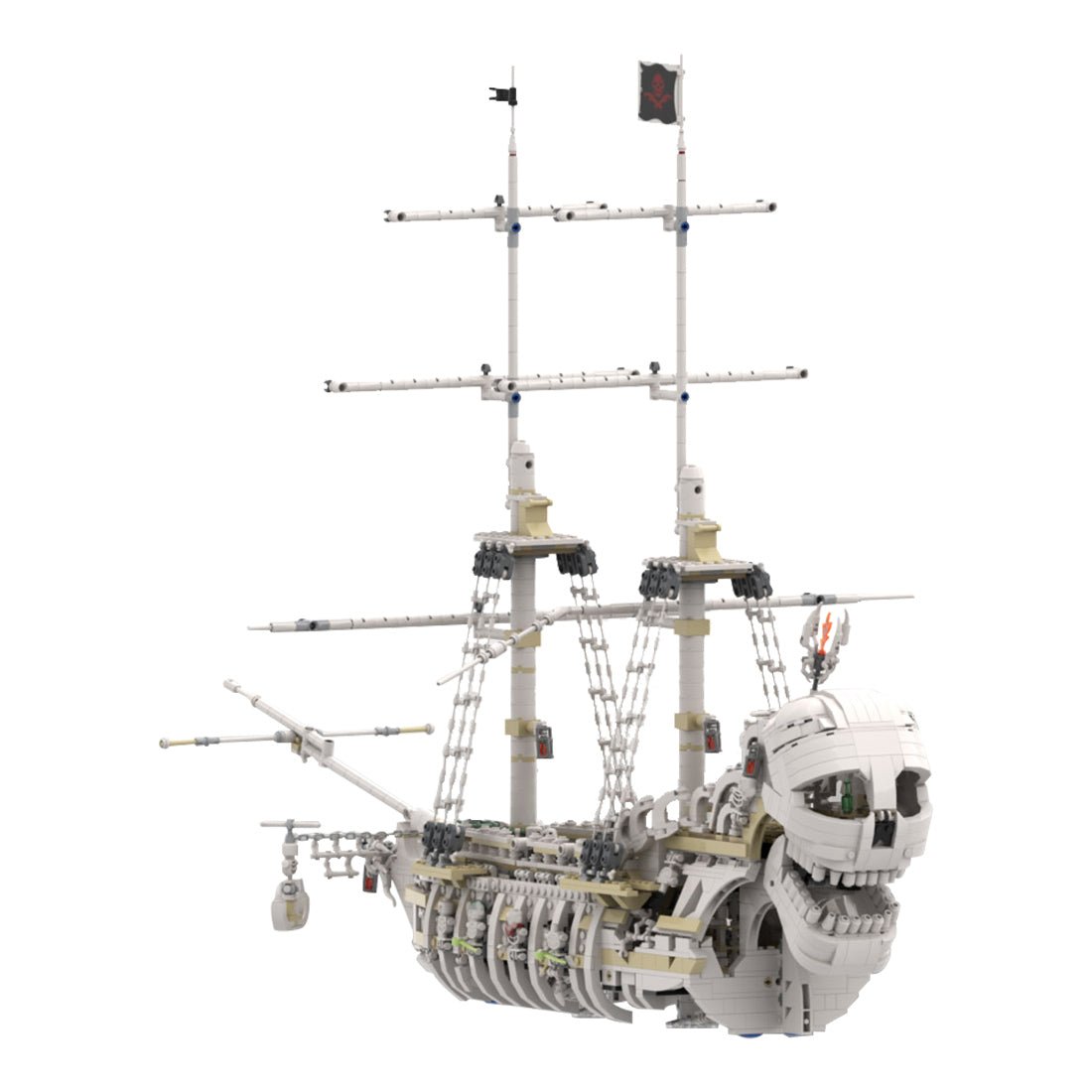 MOC-110420 Das erschreckende Piratenschiff Charon's Chest Klemmbausteine-LesDiy-Klemmbausteine