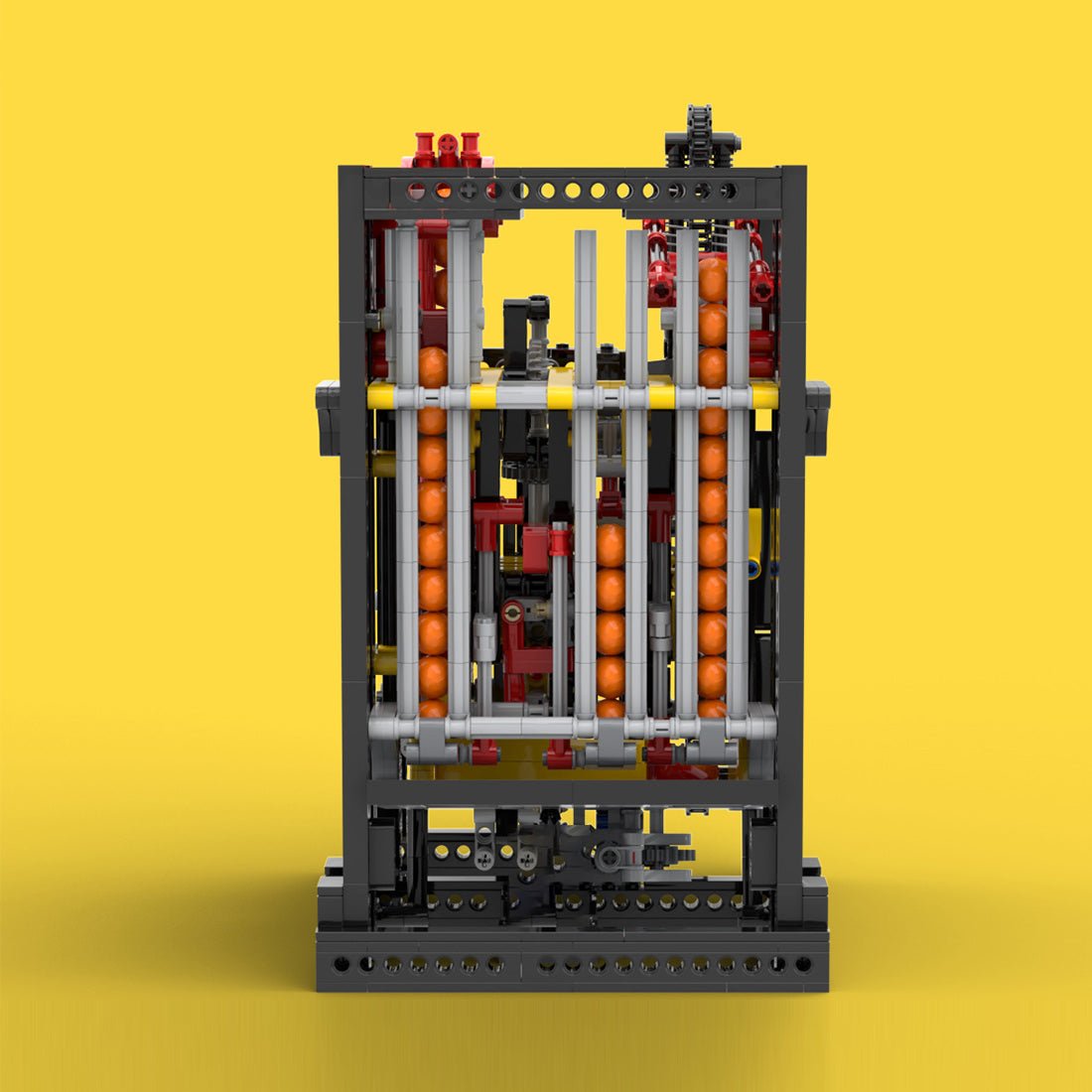 MOC - 111898 Vertical Ball Clock Klemmbausteine - LesDiy - Klemmbausteine