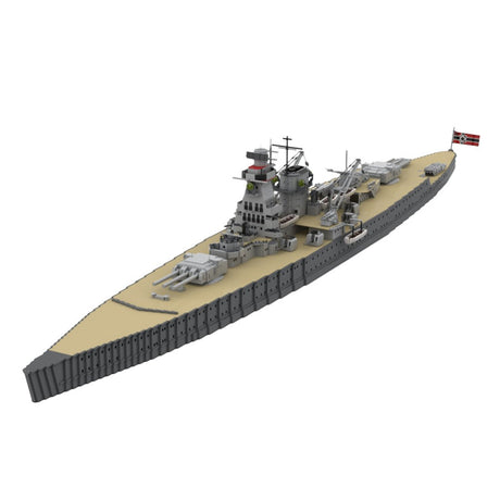MOC - 112083 Admiral Graf Spee Klemmbausteine - LesDiy - Klemmbausteine