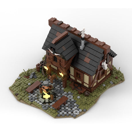 MOC - 112418 Medieval Hunter`s Burrow Klemmbausteine - LesDiy - Klemmbausteine