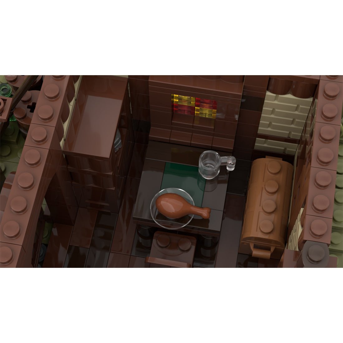 MOC - 112418 Medieval Hunter`s Burrow Klemmbausteine - LesDiy - Klemmbausteine