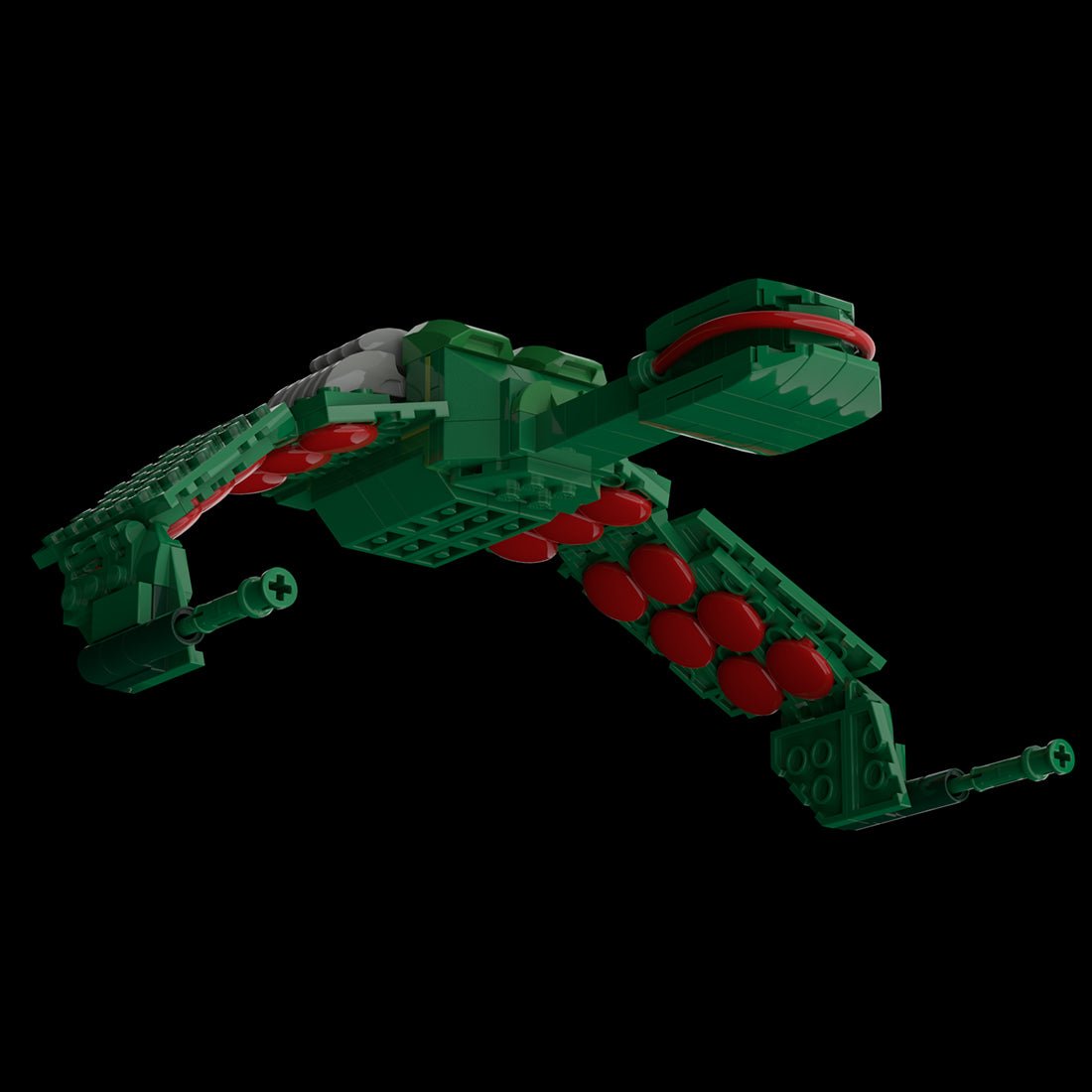 MOC - 112630 Klingon Bird of Prey Klemmbausteine - LesDiy - Klemmbausteine