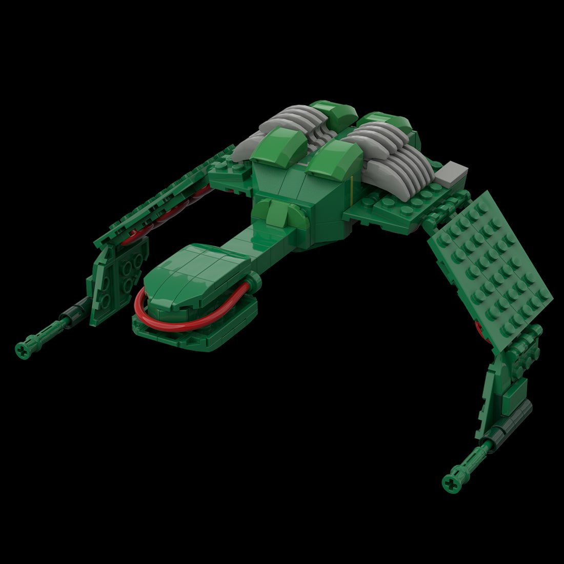 MOC - 112630 Klingon Bird of Prey Klemmbausteine - LesDiy - Klemmbausteine