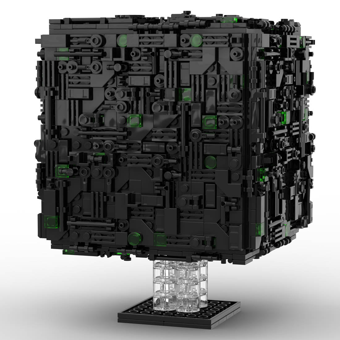 MOC - 112646 Borg Cube (micro) Klemmbausteine - LesDiy - Klemmbausteine