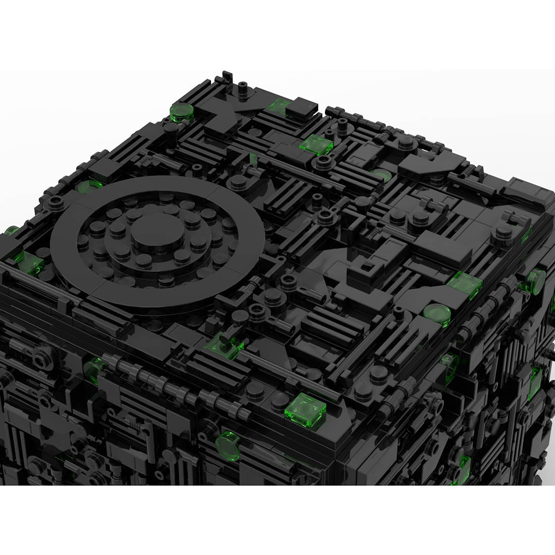 MOC - 112646 Borg Cube (micro) Klemmbausteine - LesDiy - Klemmbausteine