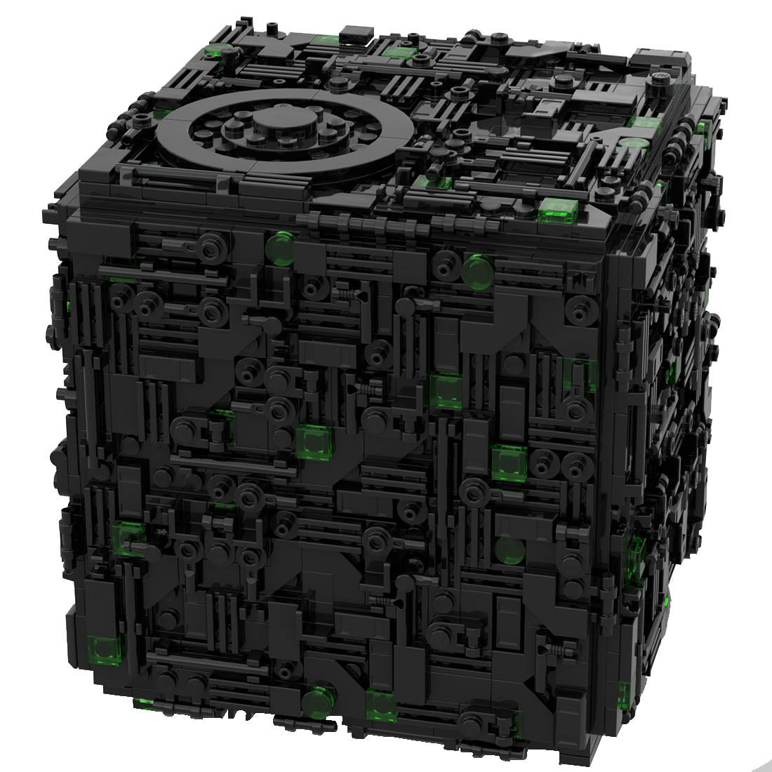 MOC - 112646 Borg Cube (micro) Klemmbausteine - LesDiy - Klemmbausteine
