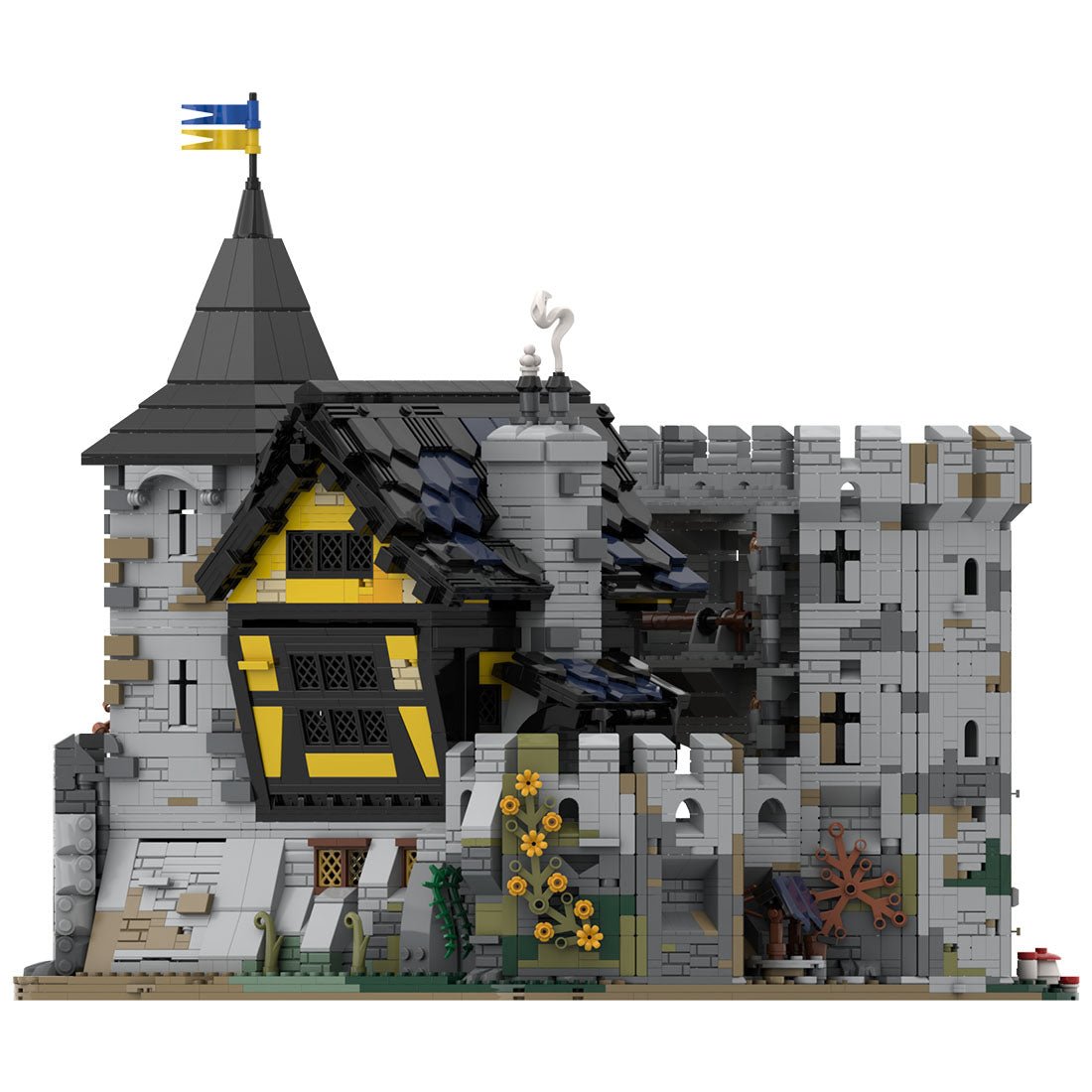 MOC - 113094 Black Falcon's Fortress Anno 2022 Klemmbausteine - LesDiy - Klemmbausteine