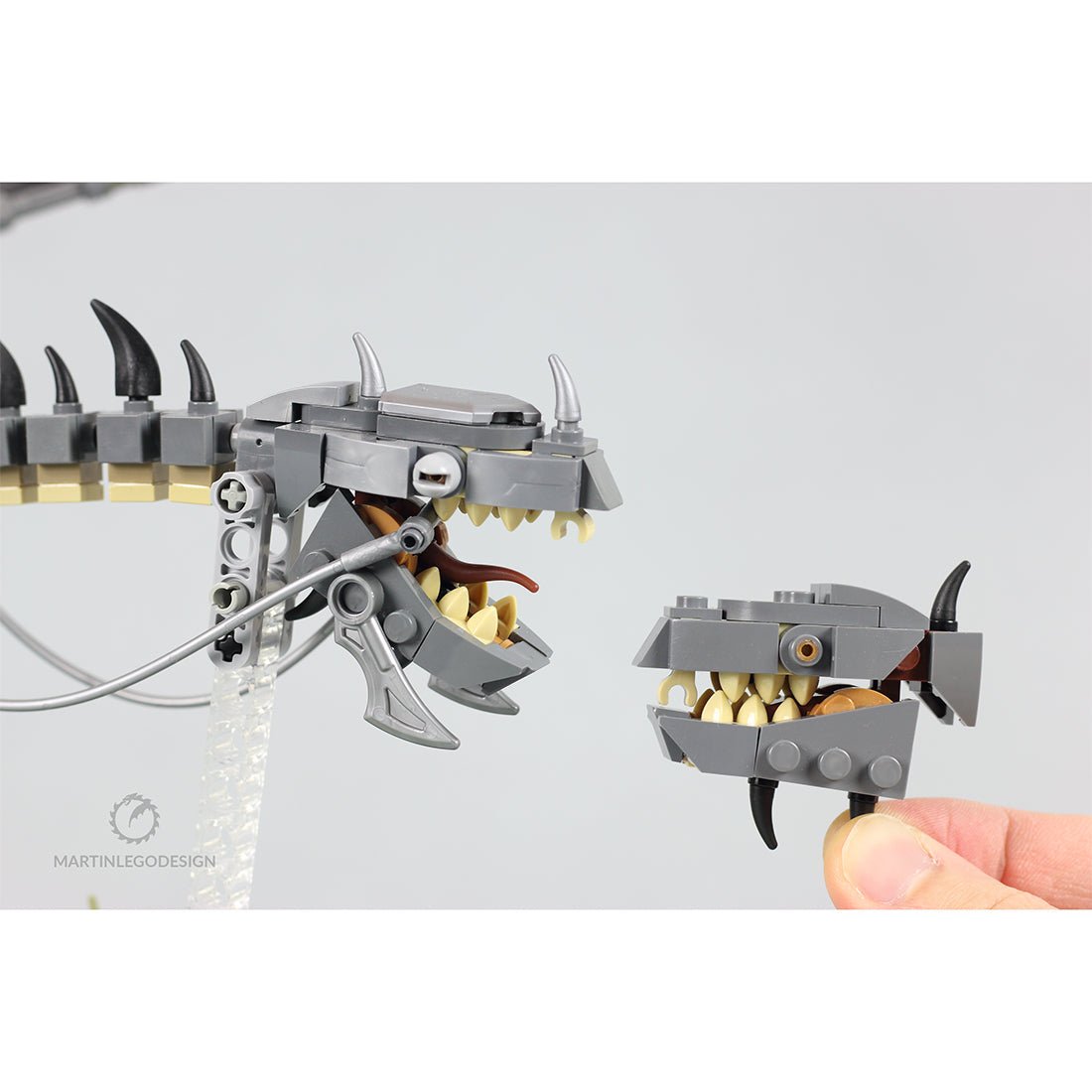 MOC - 113671 Westliches Drachenmodell Klemmbausteine - LesDiy - Klemmbausteine