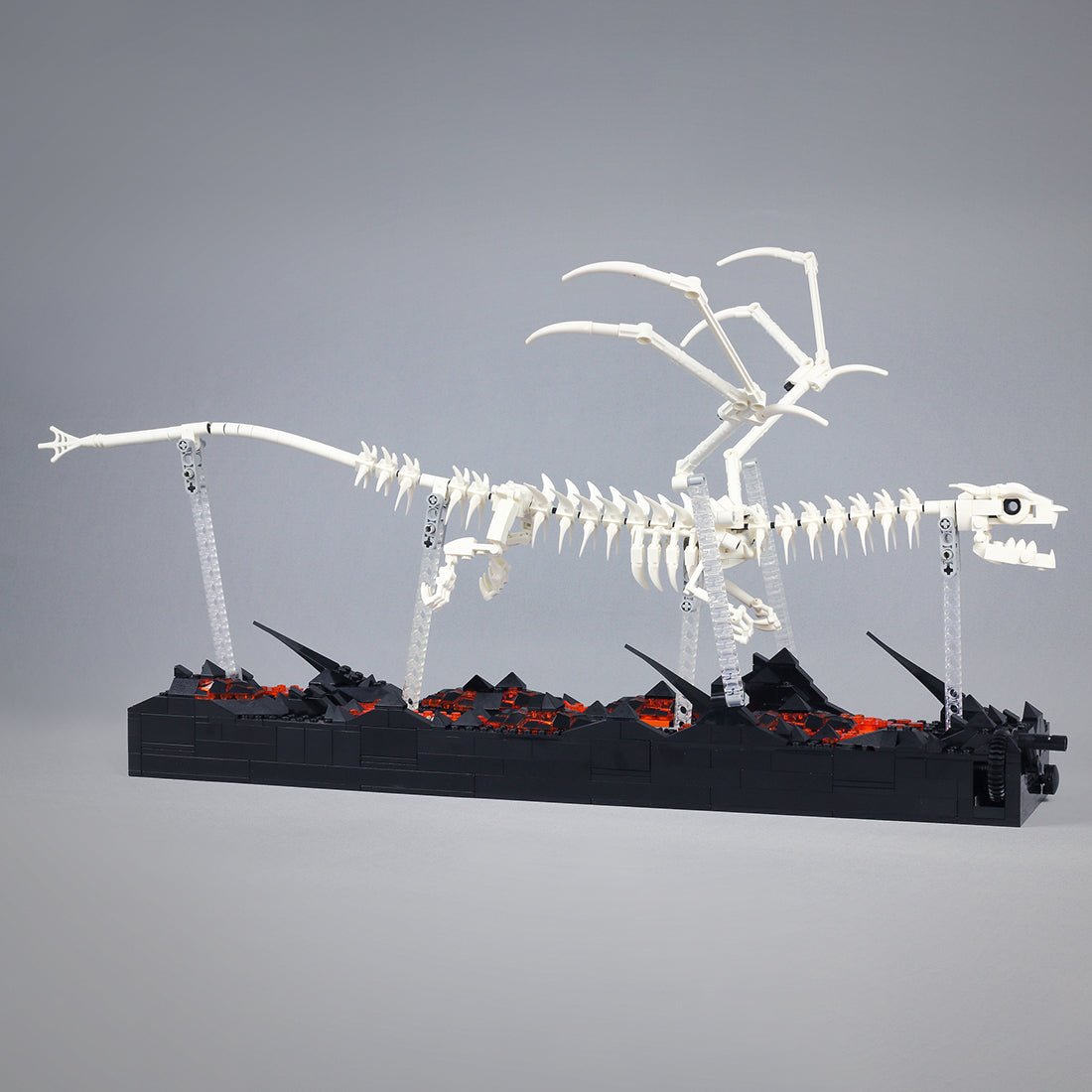MOC - 113673 Modell des Drachenskeletts Klemmbausteine - LesDiy - Klemmbausteine