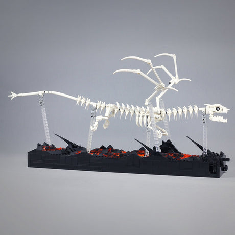 MOC - 113673 Modell des Drachenskeletts Klemmbausteine - LesDiy - Klemmbausteine