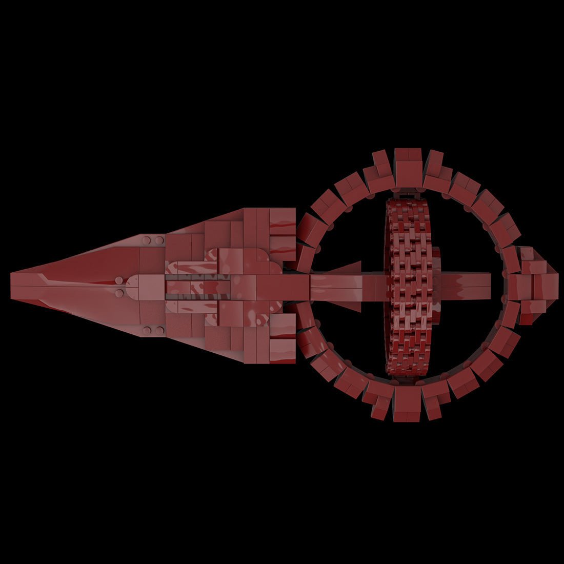 MOC - 113904 Vulcan D'kyr Class Klemmbausteine - LesDiy - Klemmbausteine