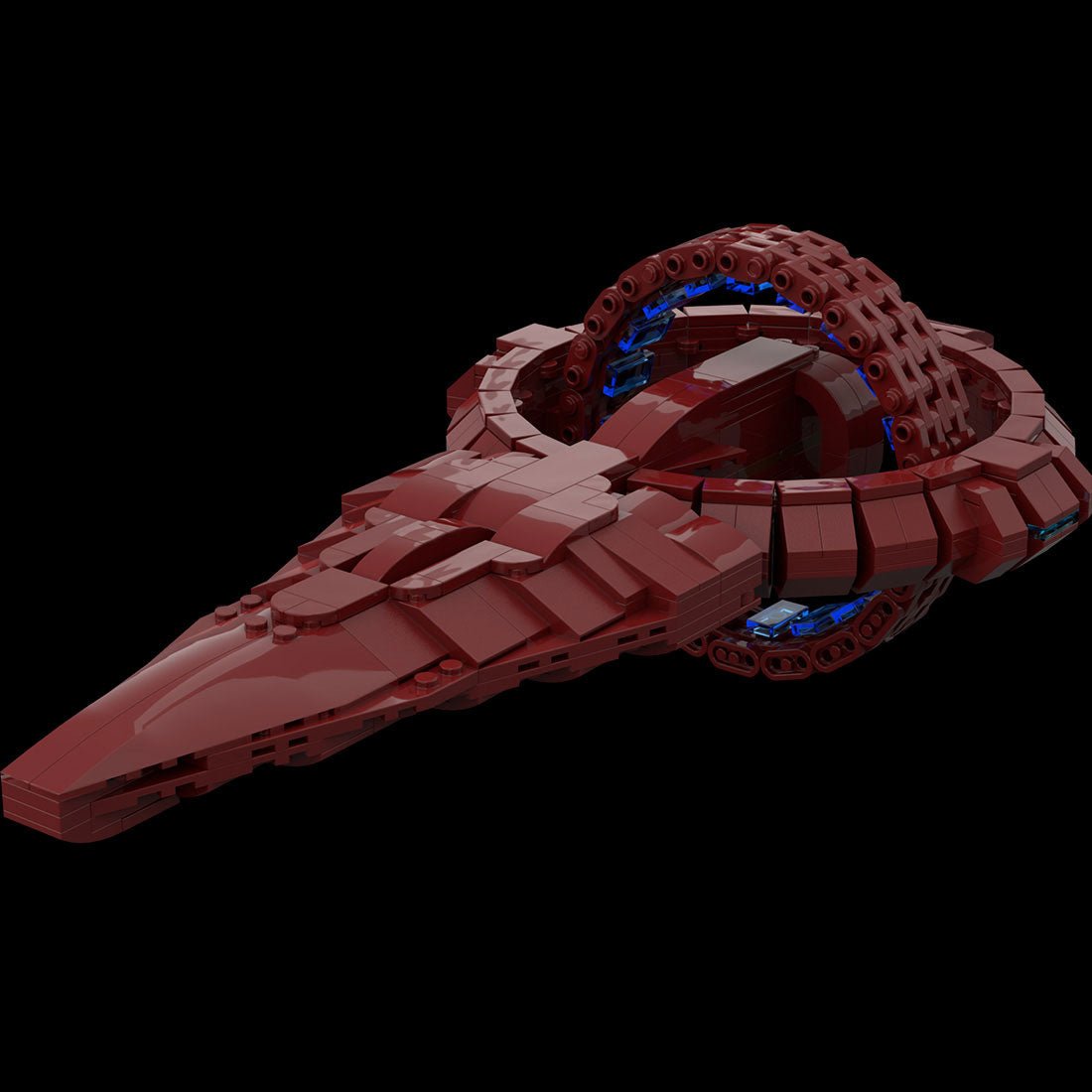 MOC - 113904 Vulcan D'kyr Class Klemmbausteine - LesDiy - Klemmbausteine