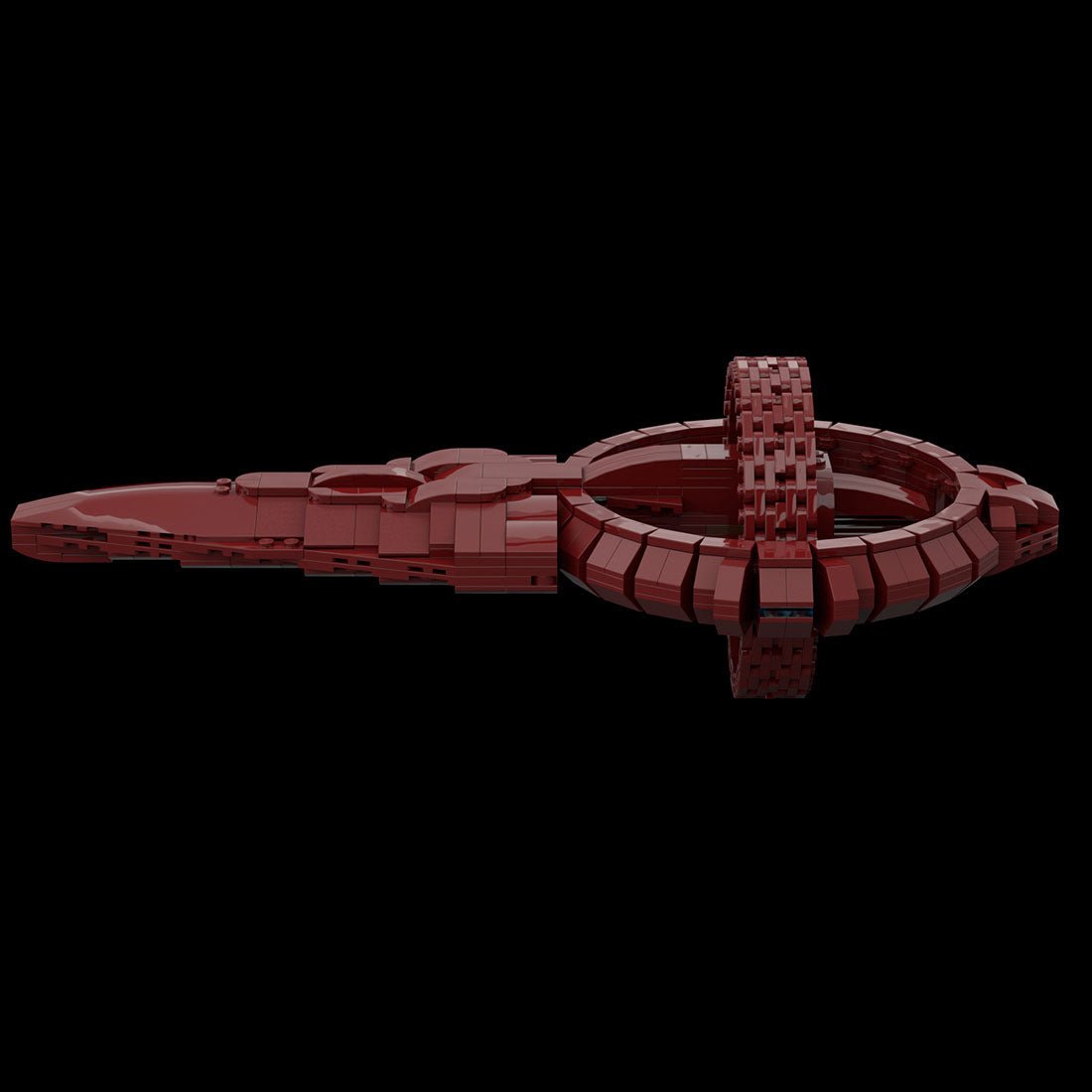 MOC - 113904 Vulcan D'kyr Class Klemmbausteine - LesDiy - Klemmbausteine