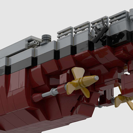 MOC - 114297 1/200 Admiral Graf Spee Klemmbausteine - LesDiy - Klemmbausteine