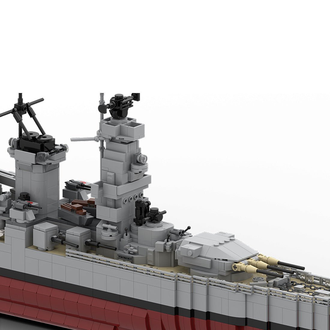 MOC - 114297 1/200 Admiral Graf Spee Klemmbausteine - LesDiy - Klemmbausteine