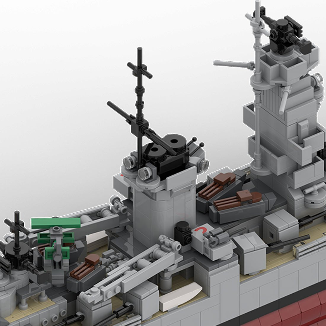 MOC - 114297 1/200 Admiral Graf Spee Klemmbausteine - LesDiy - Klemmbausteine