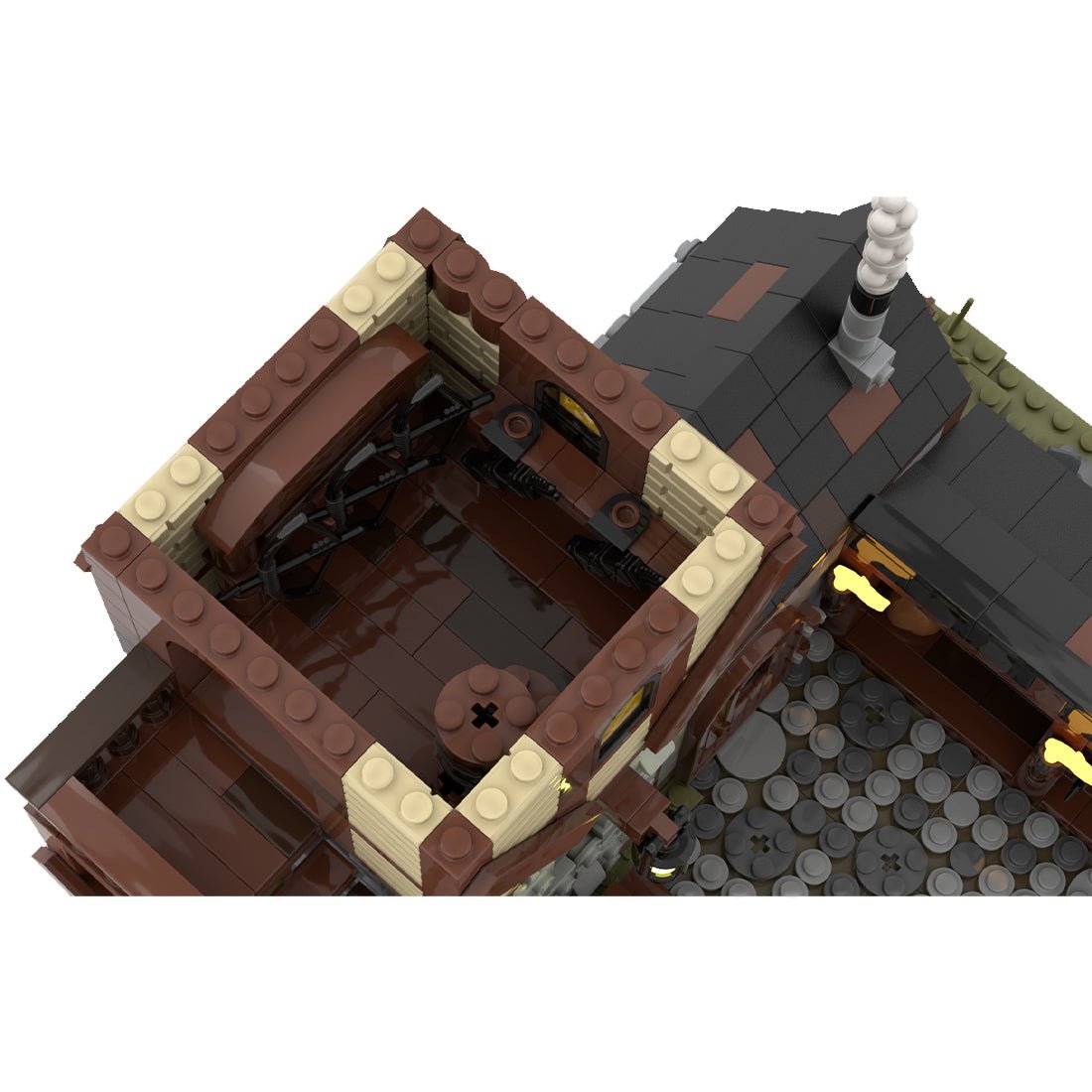 MOC - 114312 Medieval Archers Range Klemmbausteine - LesDiy - Klemmbausteine