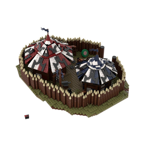 MOC - 114605 Medieval Mercenary Camp Klemmbausteine - LesDiy - Klemmbausteine