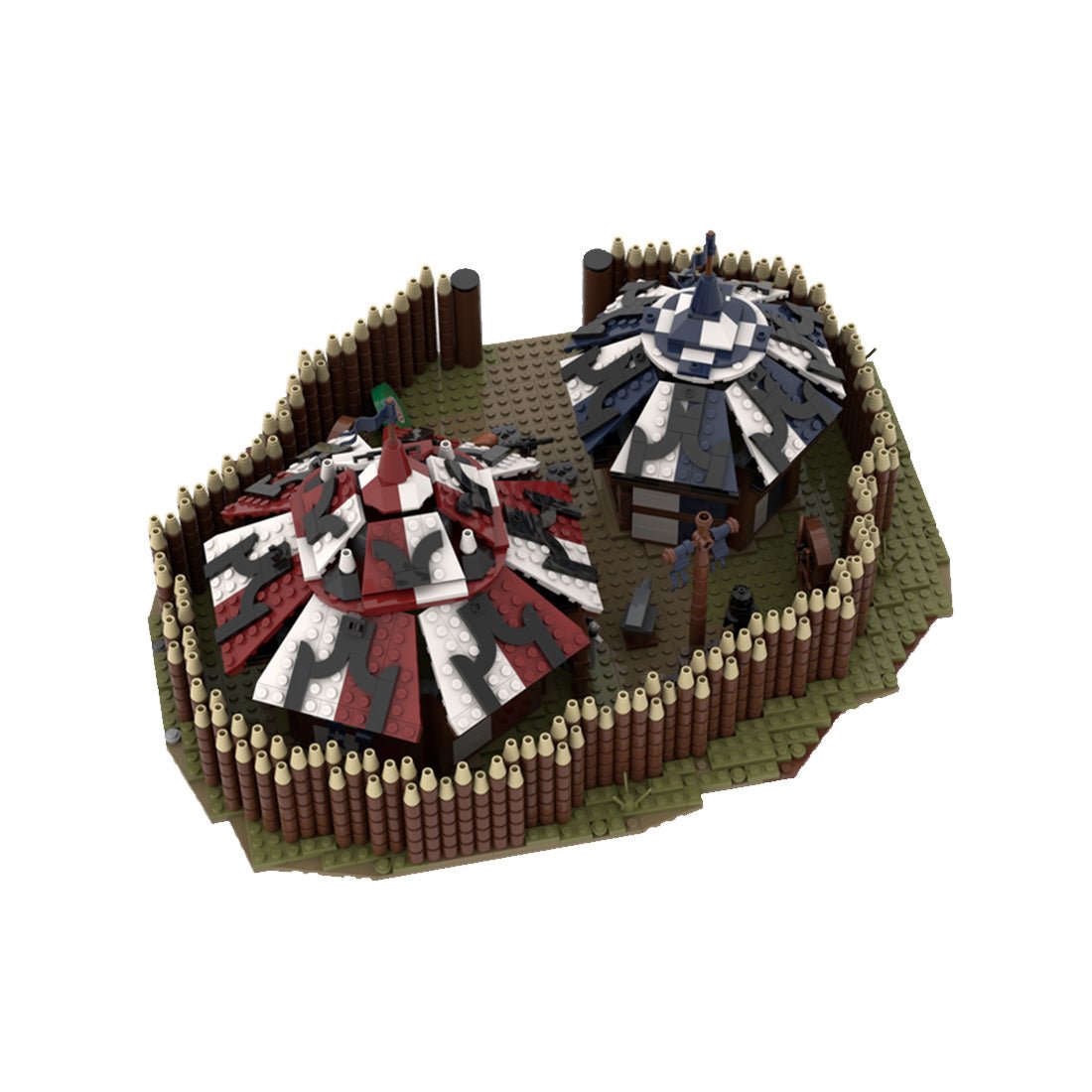 MOC - 114605 Medieval Mercenary Camp Klemmbausteine - LesDiy - Klemmbausteine