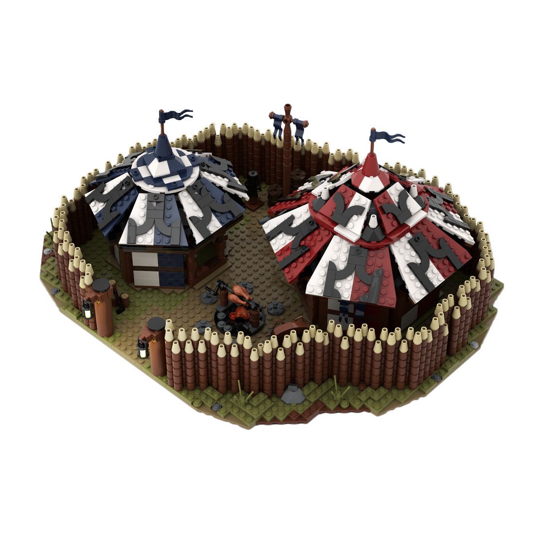 MOC - 114605 Medieval Mercenary Camp Klemmbausteine - LesDiy - Klemmbausteine